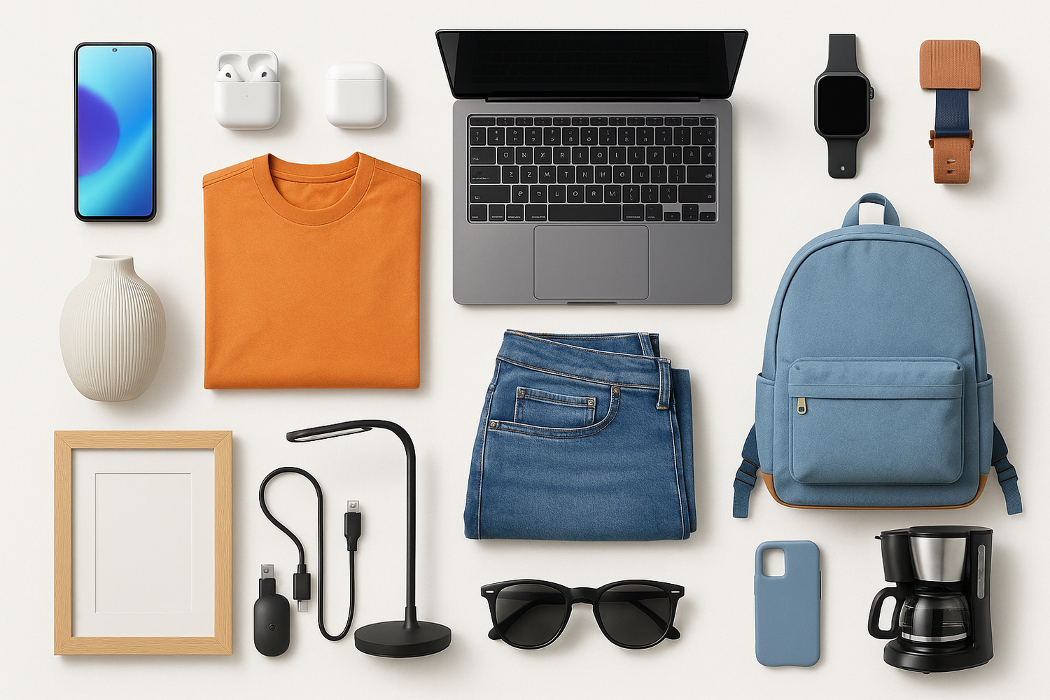 e-commerce all products one frame like electronicks products to home excosoris and mobile clothing and gaget etc